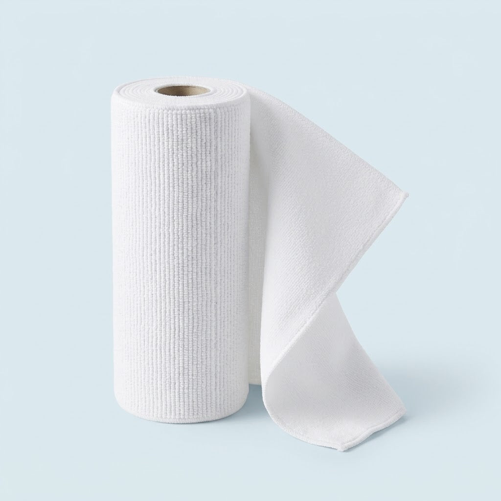 Cleanrolls™ Mikrofiber Rulo Bez – 20 Yaprak
